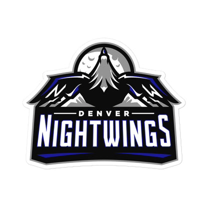 Denver Night Wings Esports Bubble-free stickers