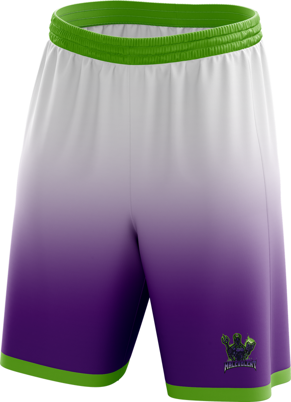 Malevolent Esports Club Premium Shorts White