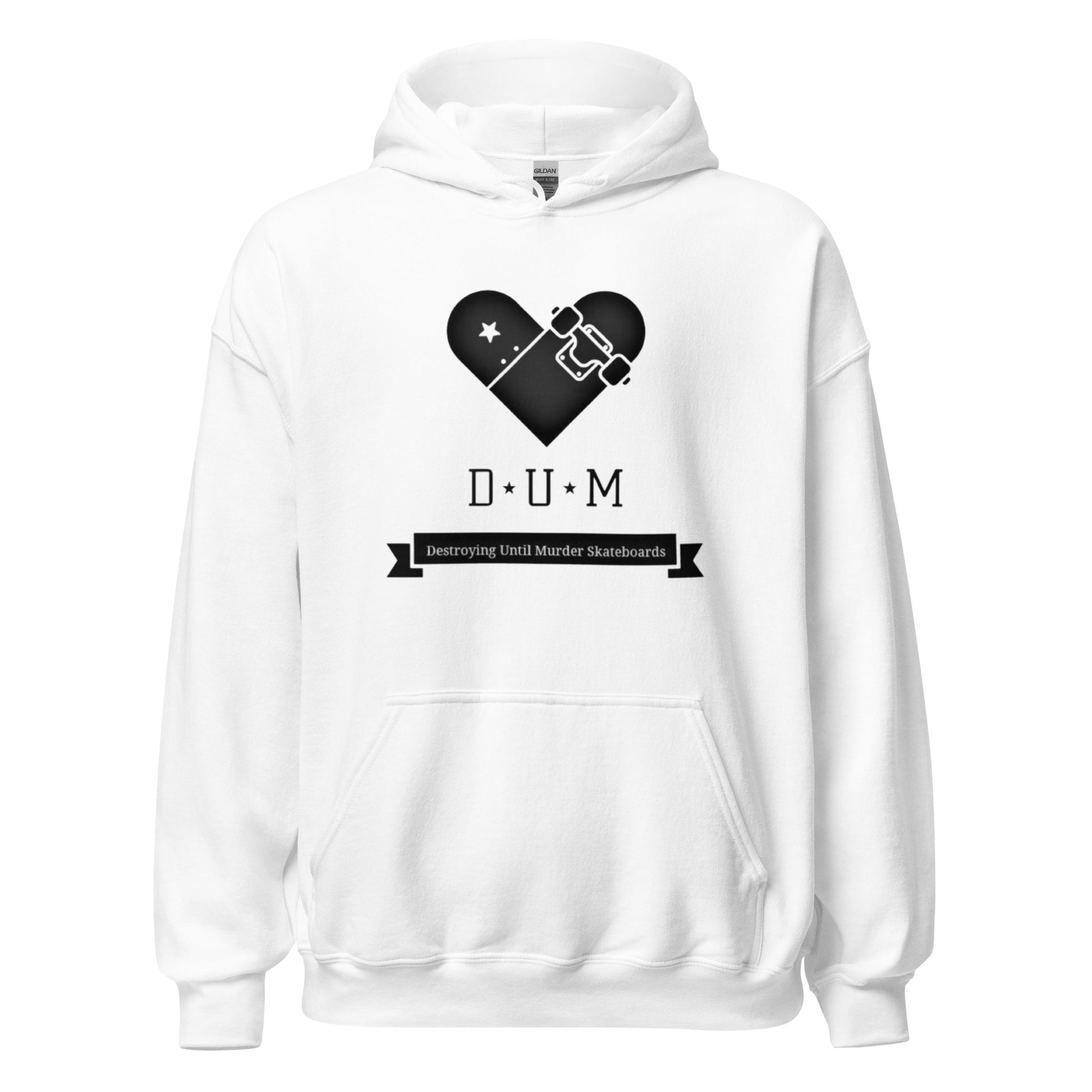 Dum Skateboard Unisex Hoodie