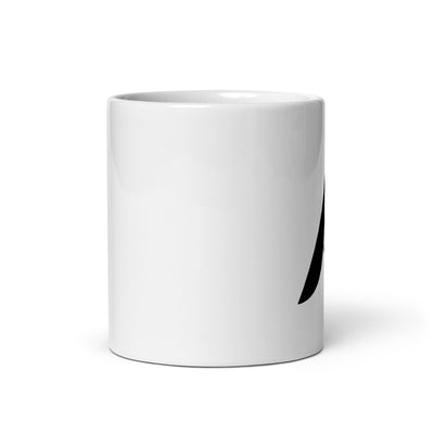 Aware White glossy mug