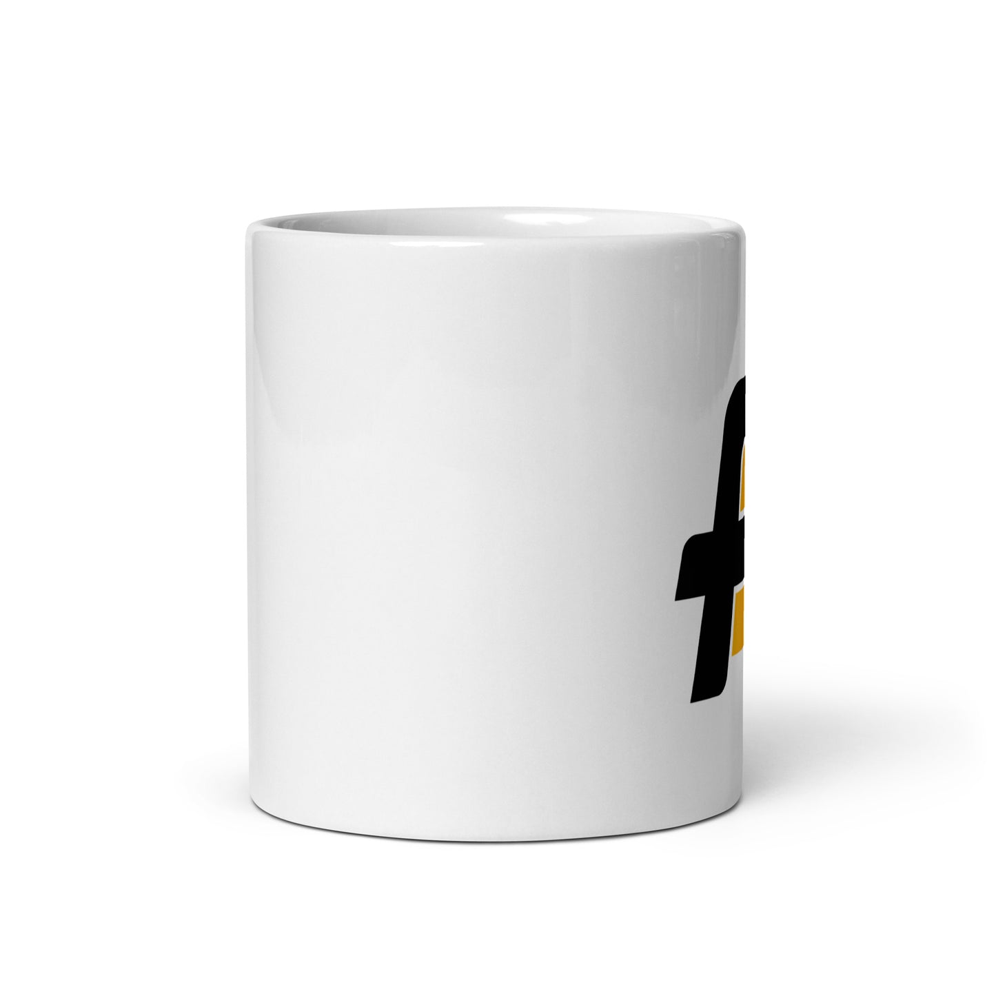 Faketaxy White glossy mug