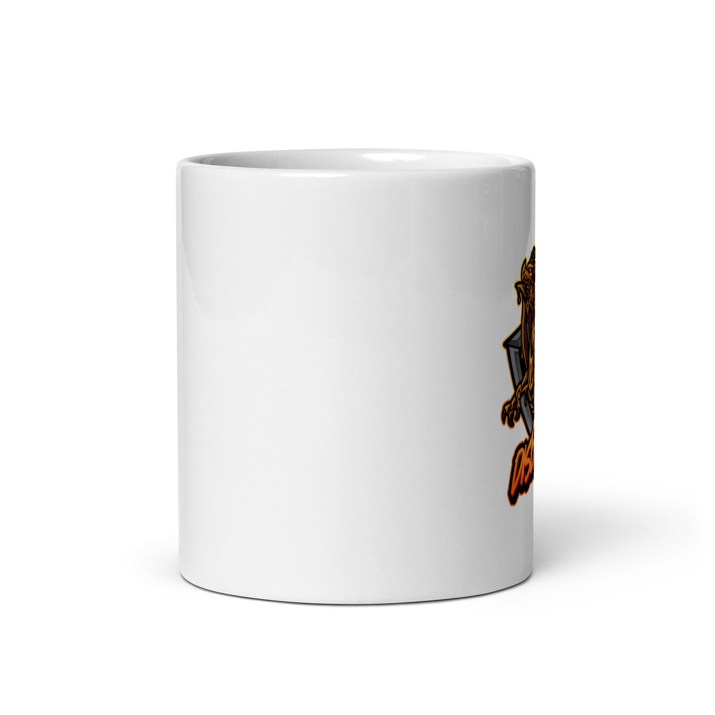 Disengage White glossy mug