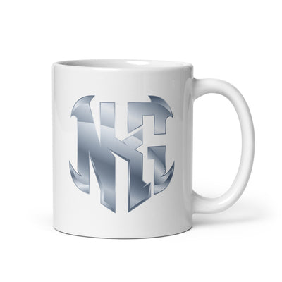 Nuke Gaming White glossy mug