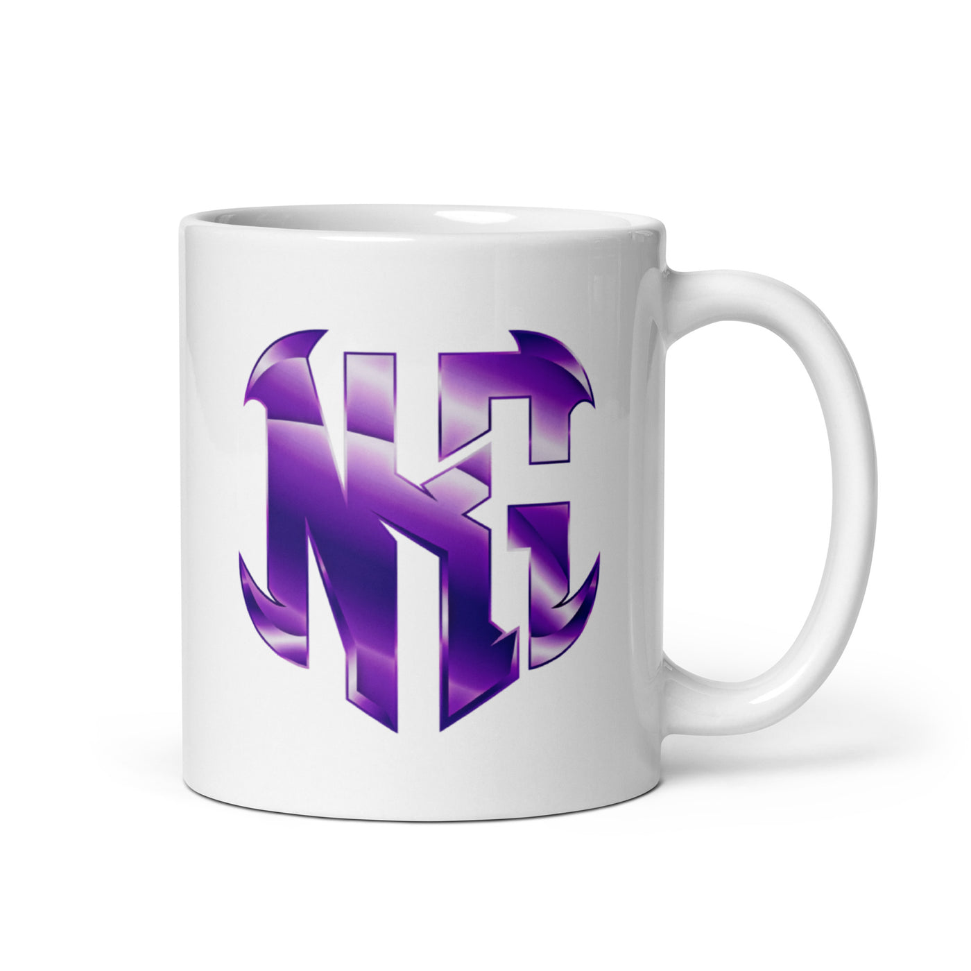 Nuke Gaming White glossy mug