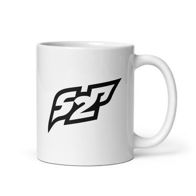 S2P White glossy mug