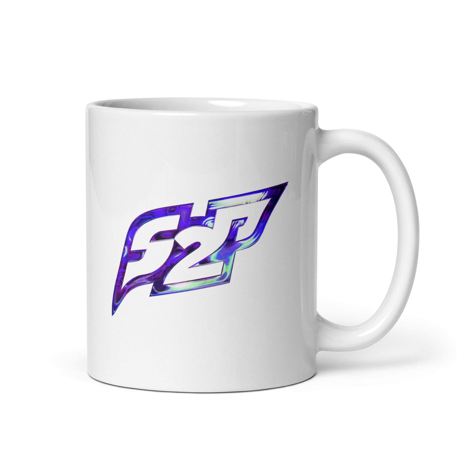S2P White glossy mug