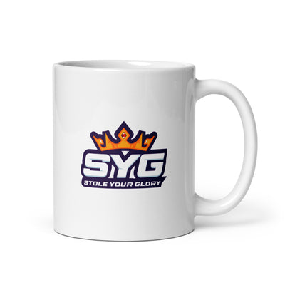 SYG White glossy mug