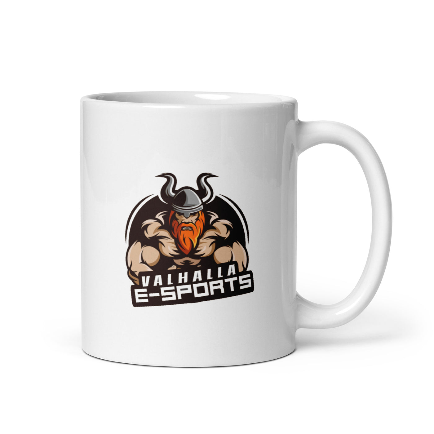 Valhalla Esports White glossy mug