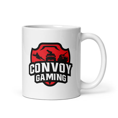 Convoy Gaming White glossy mug