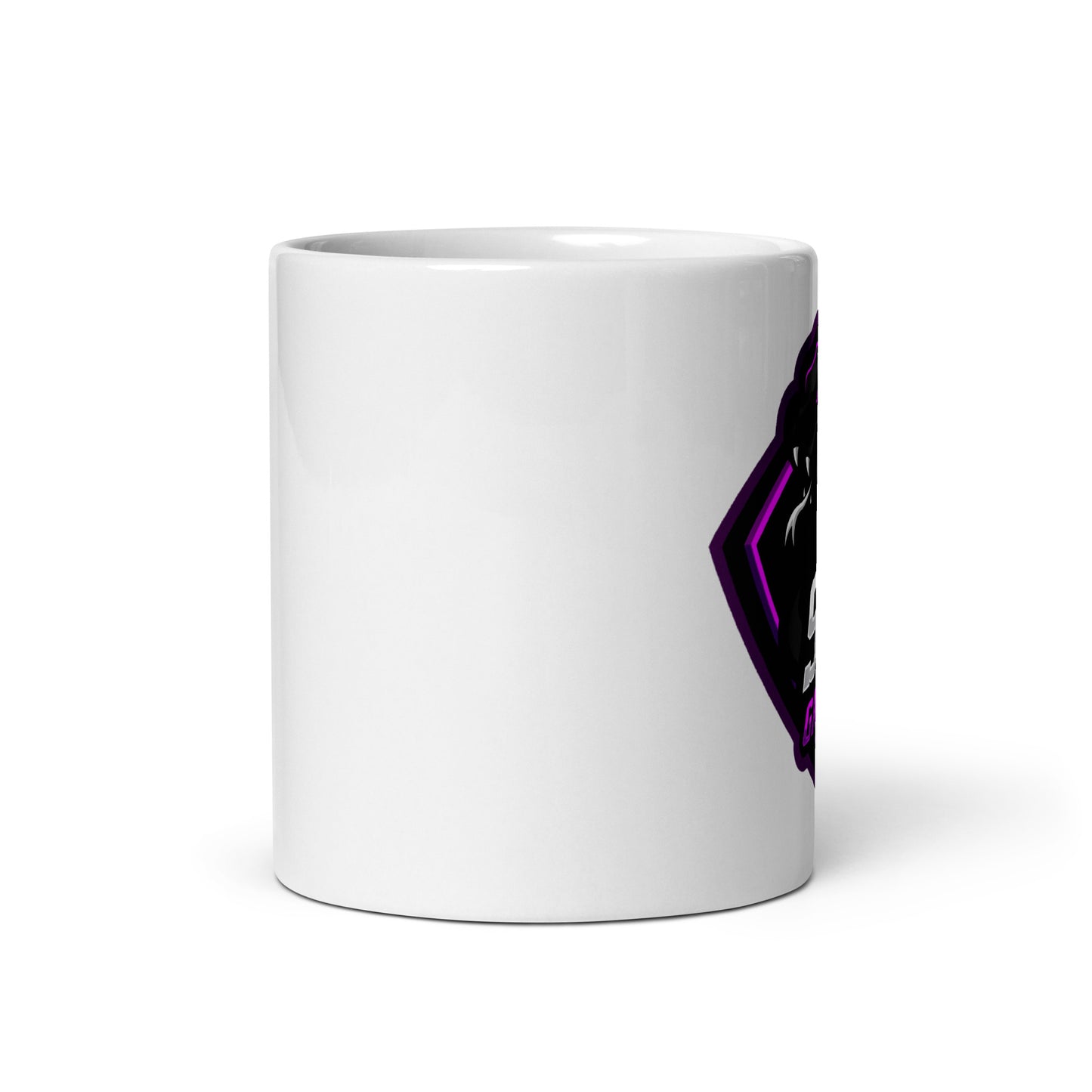 SIN Gaming White glossy mug
