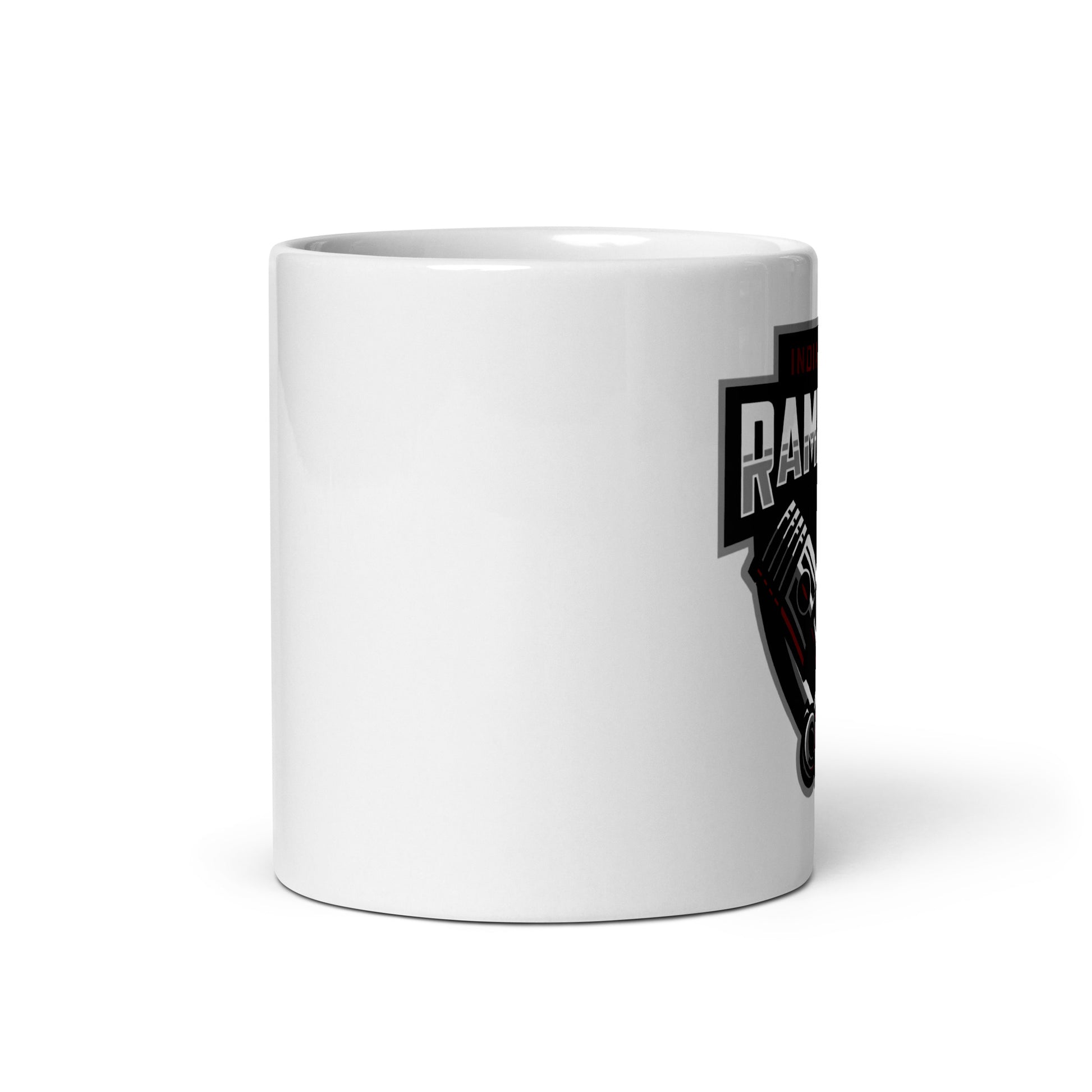 Indianapolis Ramblers White glossy mug