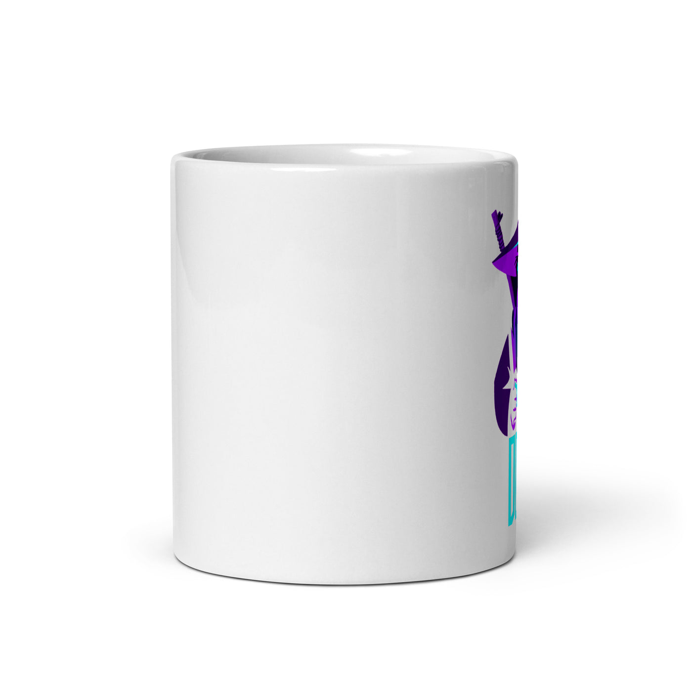 VISIT DOJO White glossy mug