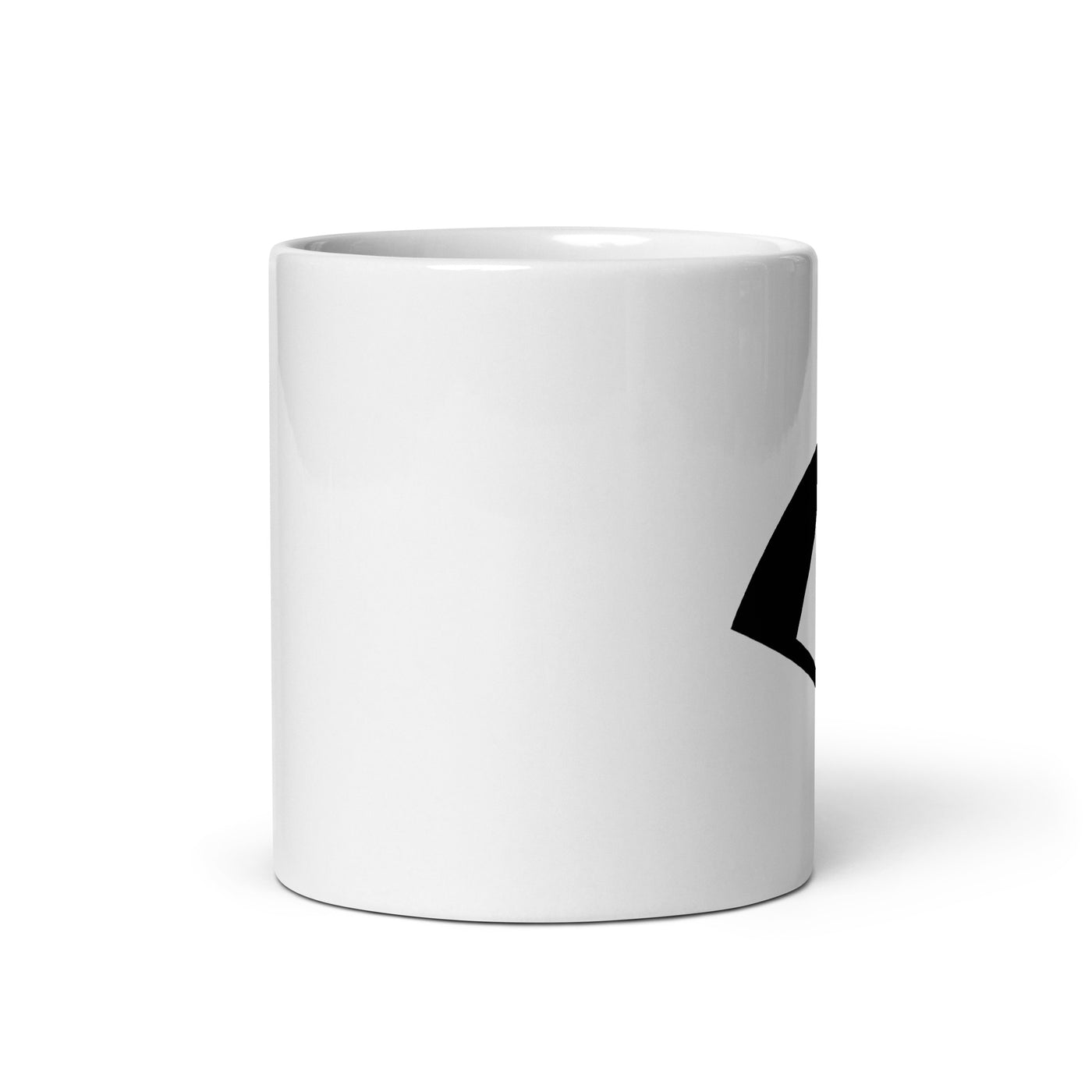 Azure White glossy mug