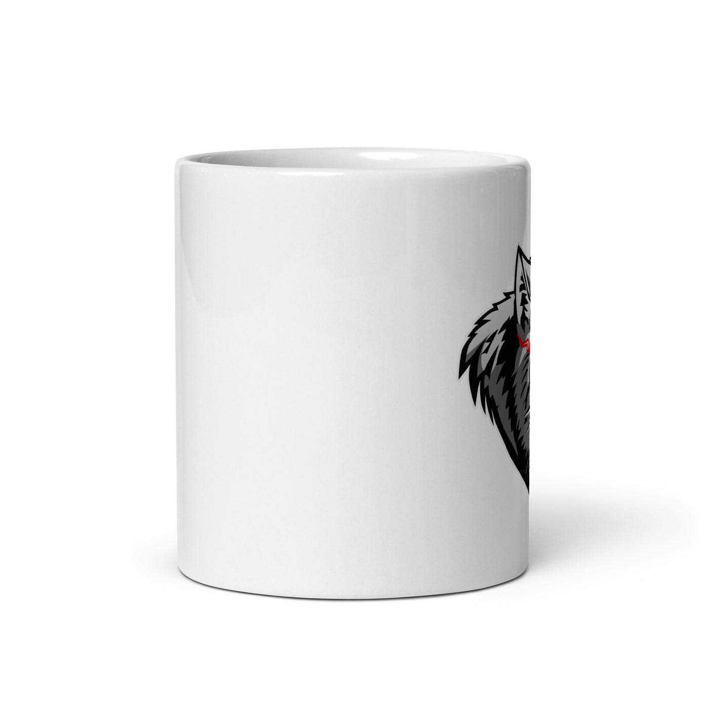 Philadelphia Cougars White glossy mug