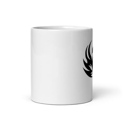 Uprise White glossy mug