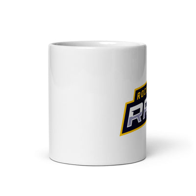 Rocket City Rage White glossy mug