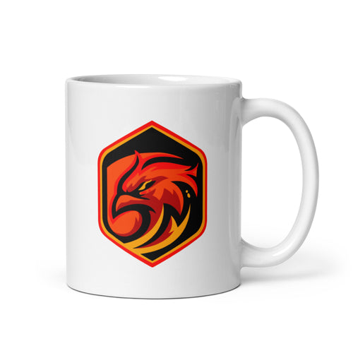 Revivify White glossy mug