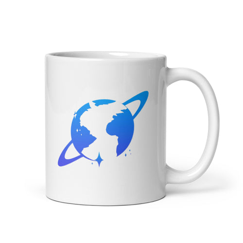 Take Back Control White glossy mug