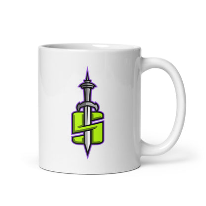 Seattle nemesis White glossy mug