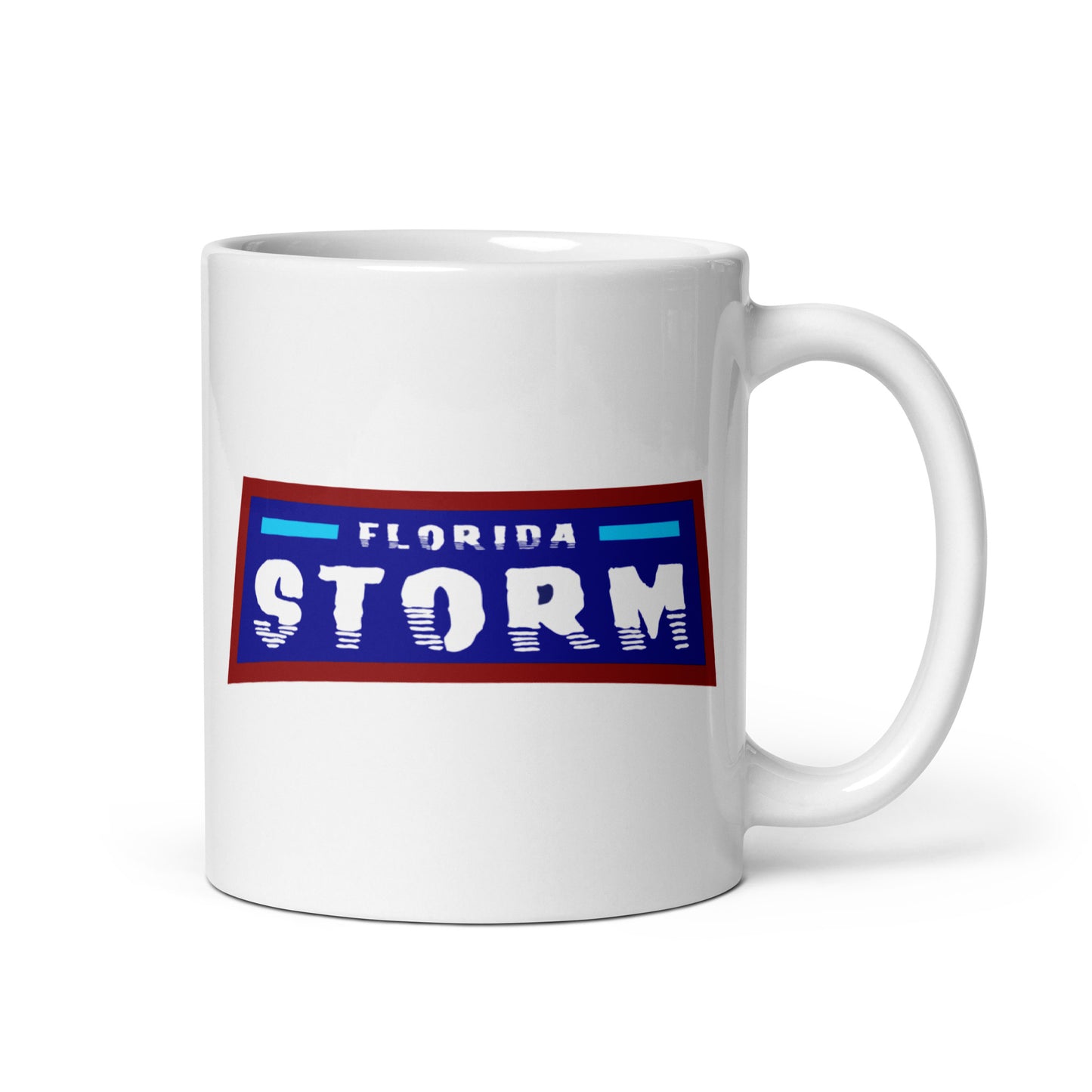 Florida Storm White glossy mug