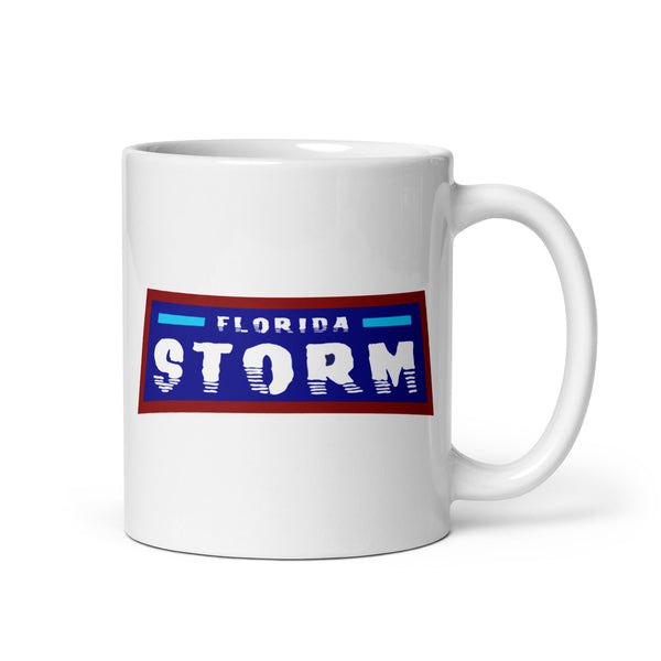 Florida Storm White glossy mug