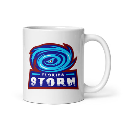 Florida Storm White glossy mug