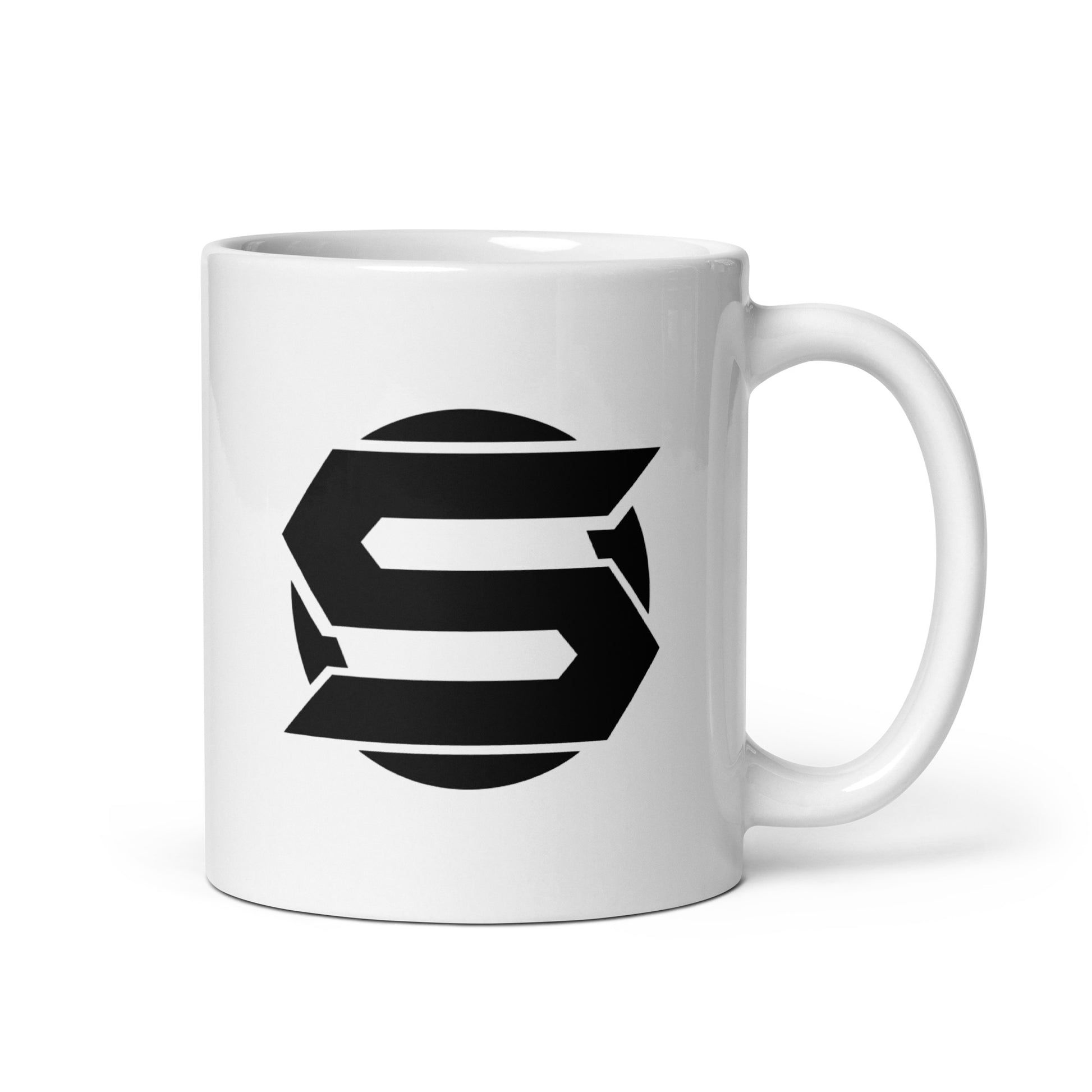 New York Sleepless Gaming White glossy mug