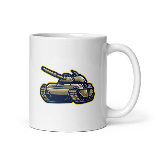 Alamo City Artillery White glossy mug