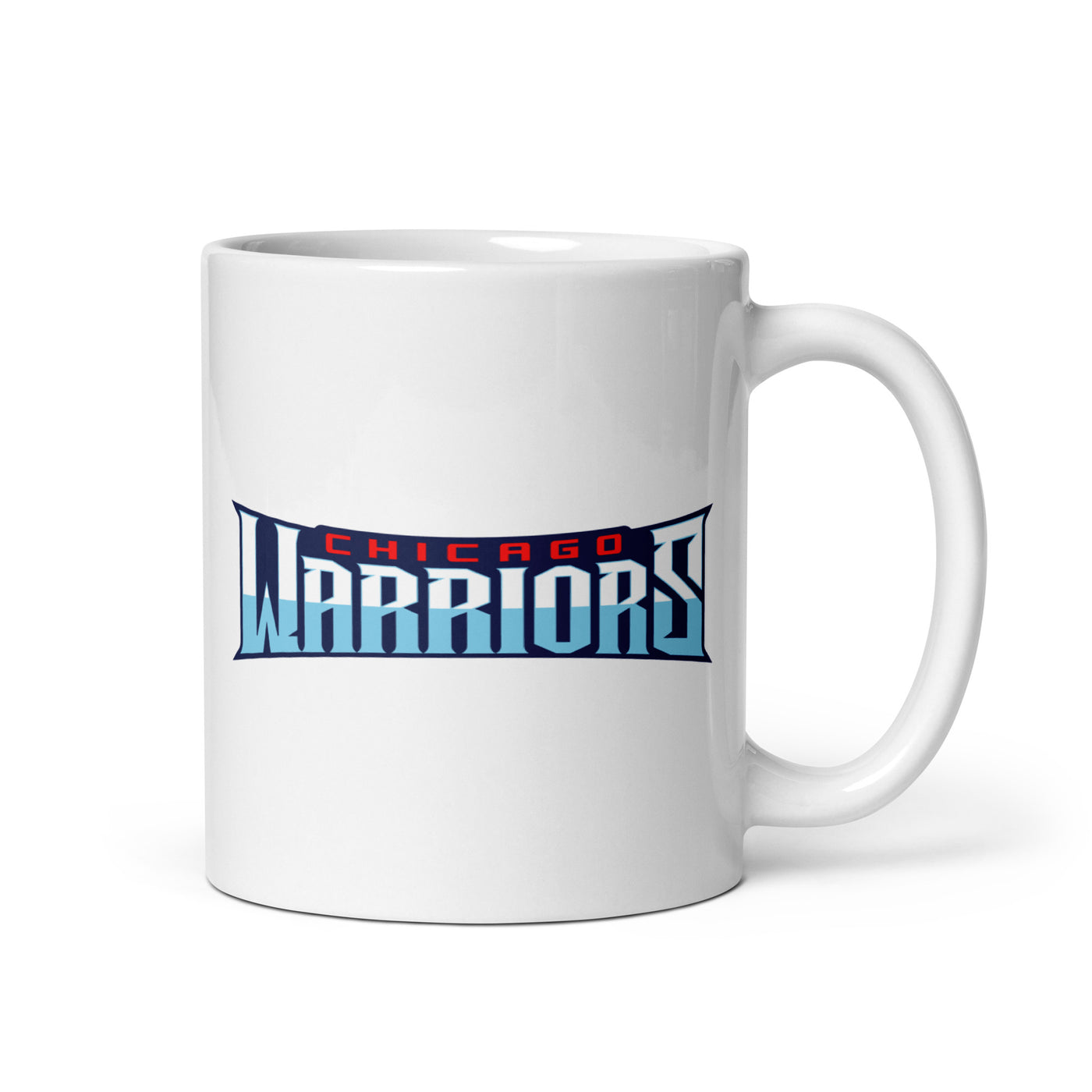 Chicago Warriors White glossy mug