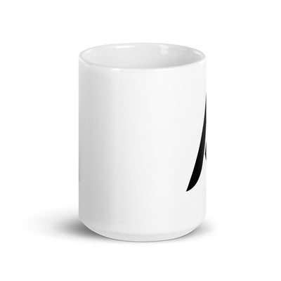 Aware White glossy mug