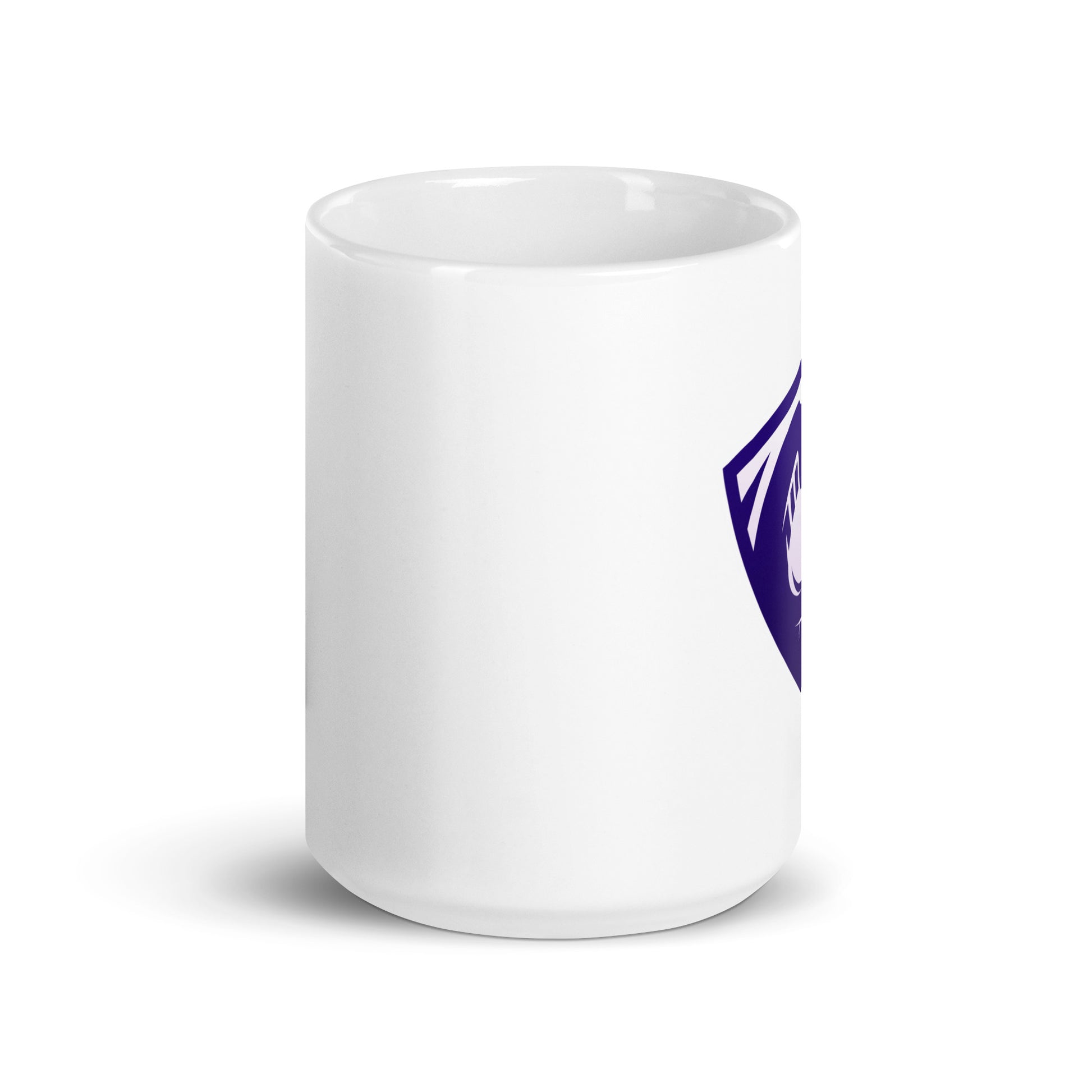 Clever White glossy mug