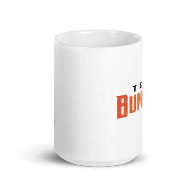 Bumrush White glossy mug