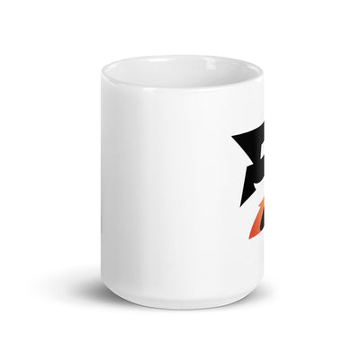 Bumrush White glossy mug