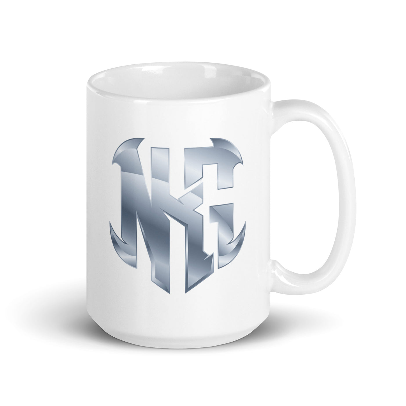 Nuke Gaming White glossy mug