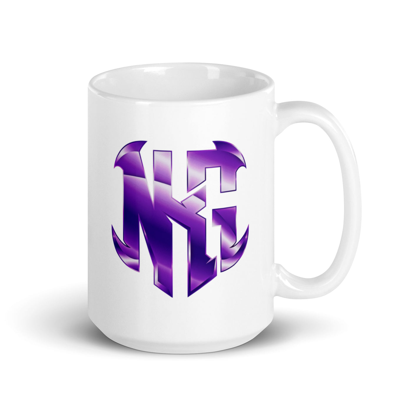 Nuke Gaming White glossy mug