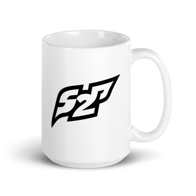 S2P White glossy mug