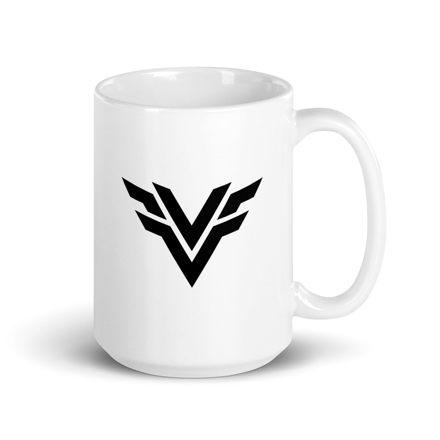 Valorous White glossy mug