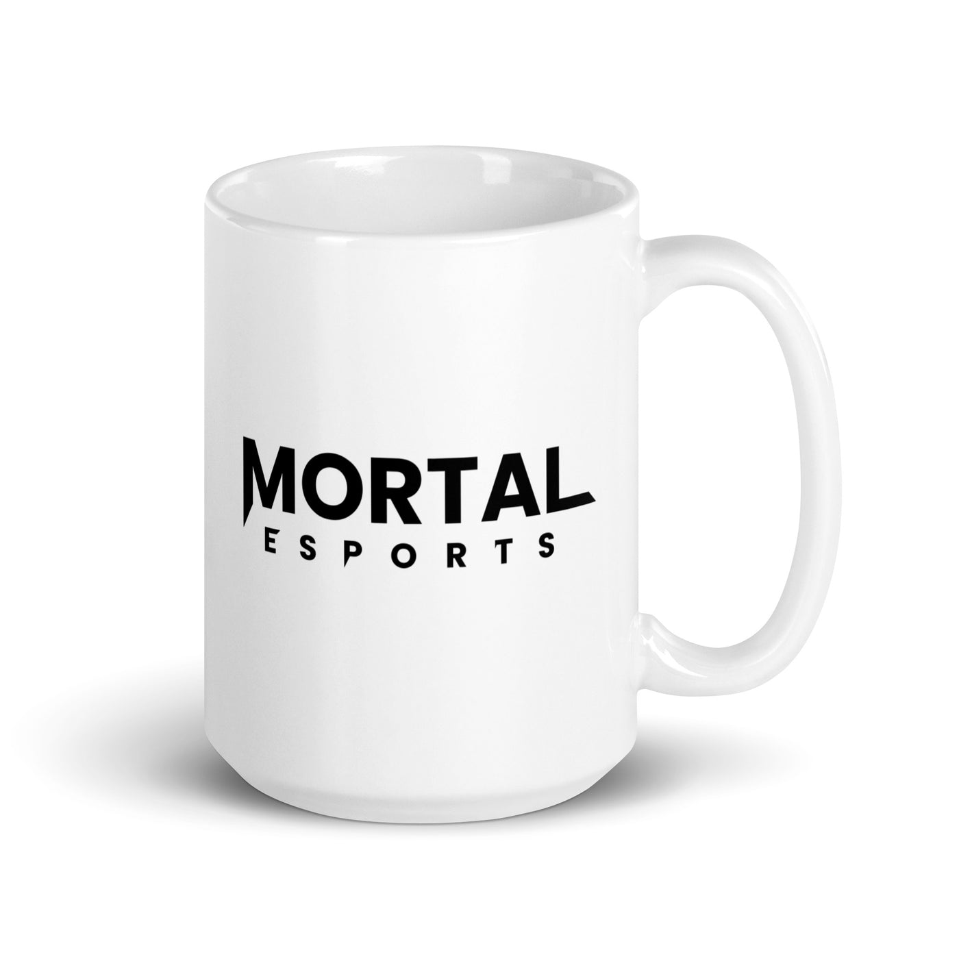 Mortal Esports White glossy mug