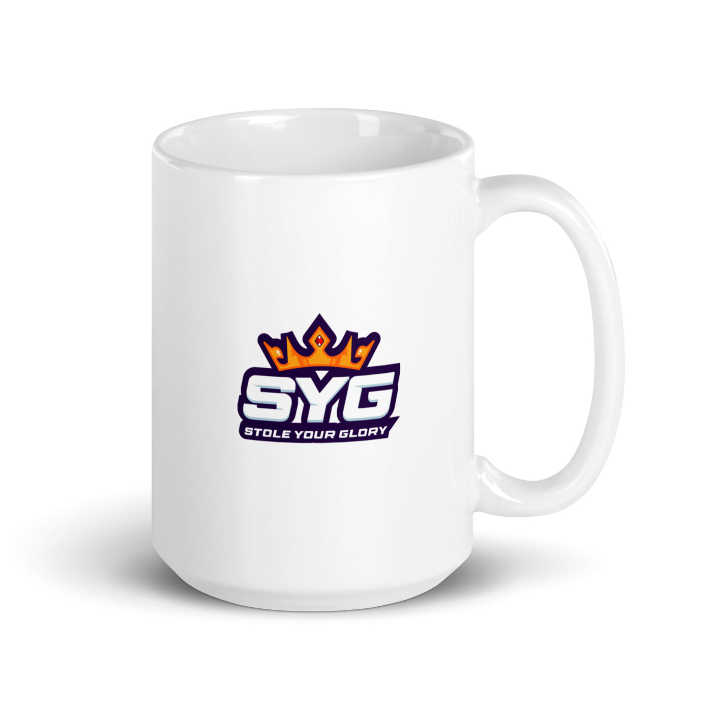 SYG White glossy mug