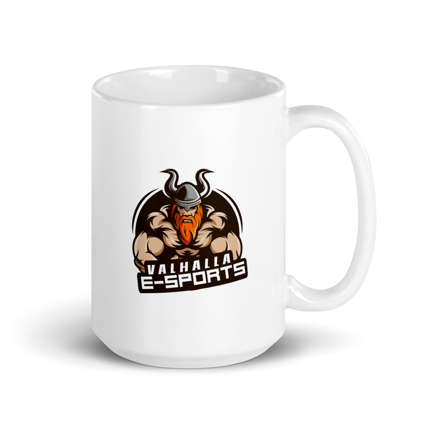 Valhalla Esports White glossy mug