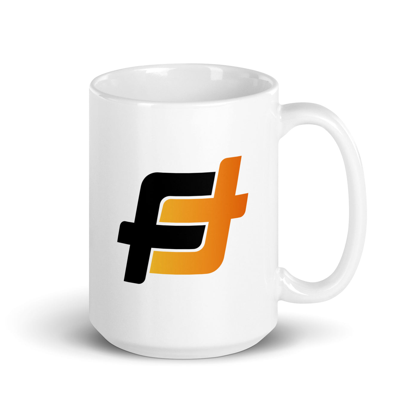 Faketaxy White glossy mug