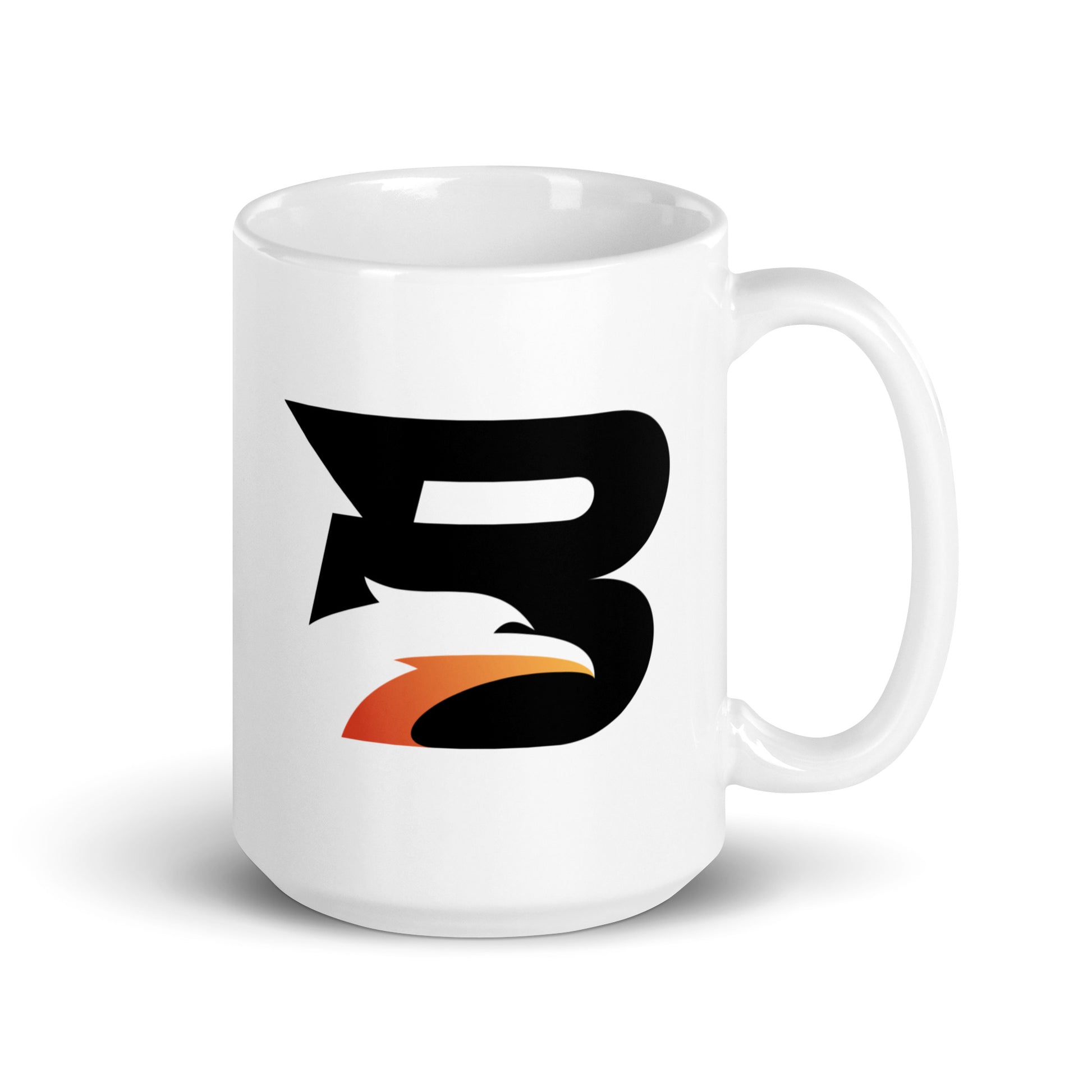 Bumrush White glossy mug