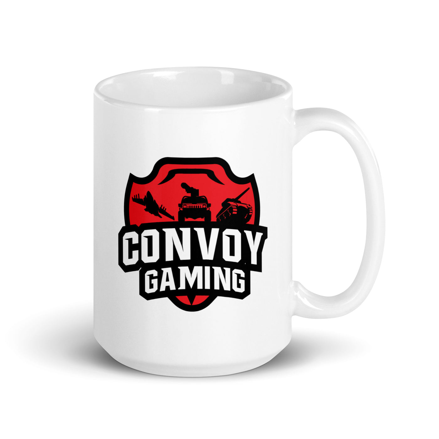 Convoy Gaming White glossy mug