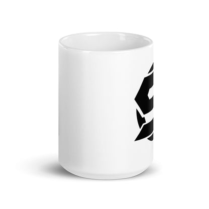 New York Sleepless Gaming White glossy mug