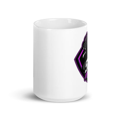 SIN Gaming White glossy mug
