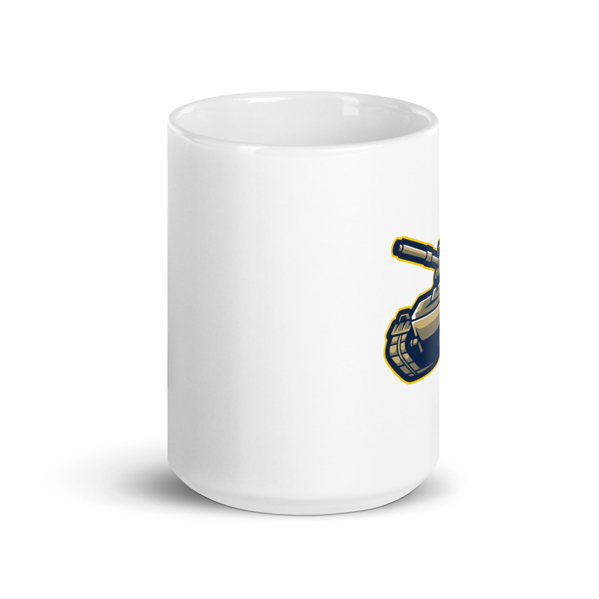 Alamo City Artillery White glossy mug