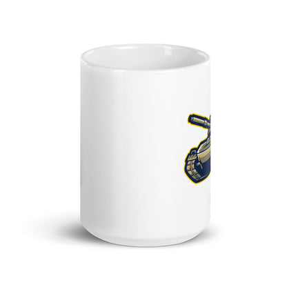 Alamo City Artillery White glossy mug