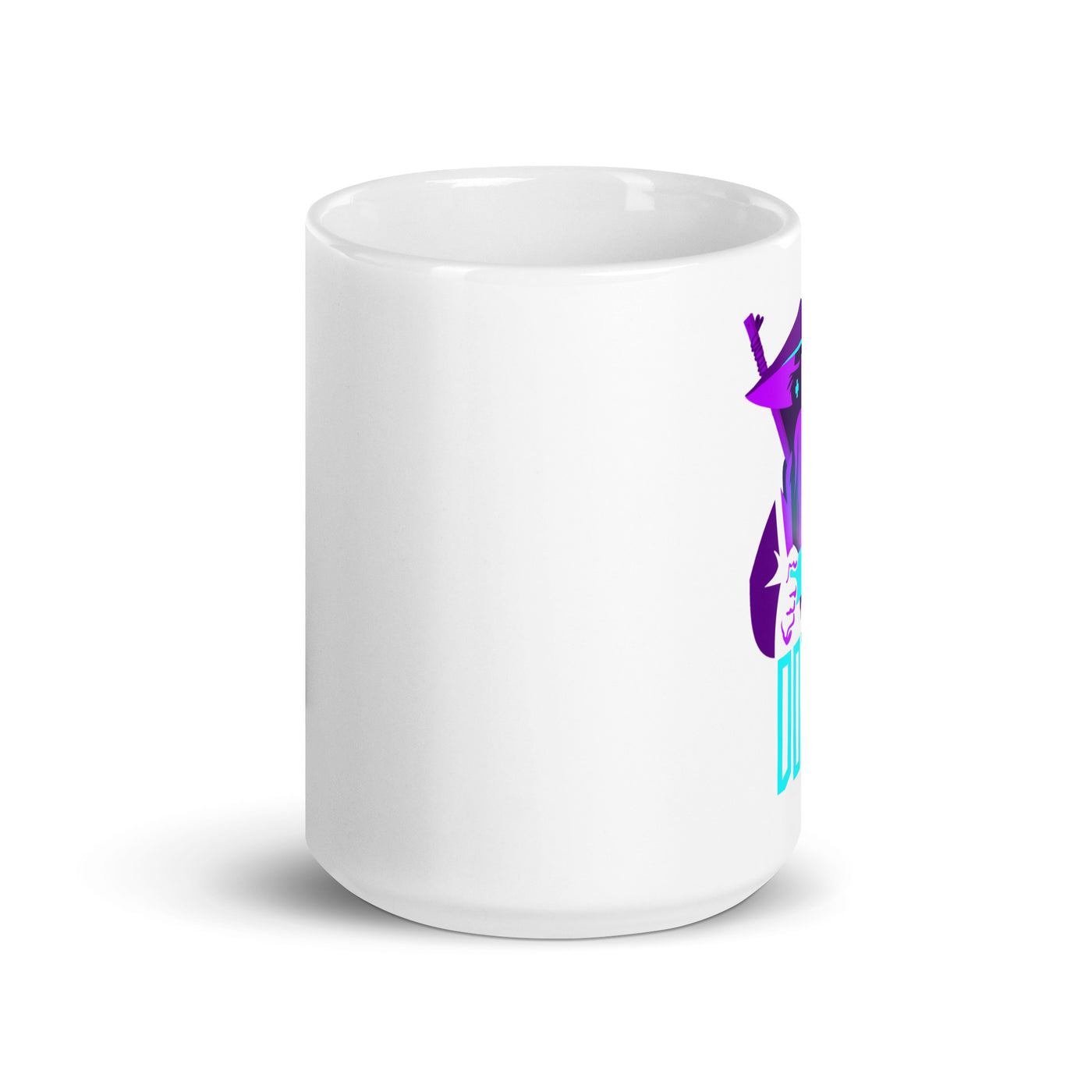 VISIT DOJO White glossy mug