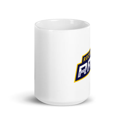 Rocket City Rage White glossy mug