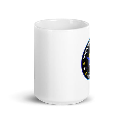 TMK White glossy mug